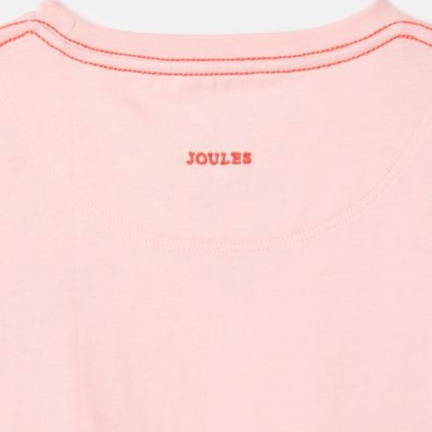 Joules Let’s go pink short sleeved T shirt - SS24