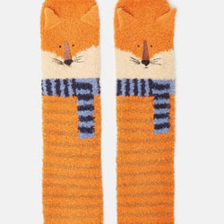 Joules fluffy fox socks - AW24/25