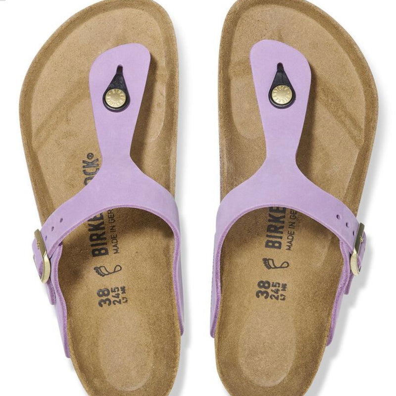 Birkenstock Gizeh nubuck crocus