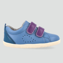 Bobux grass court step up elemental blue purple combo