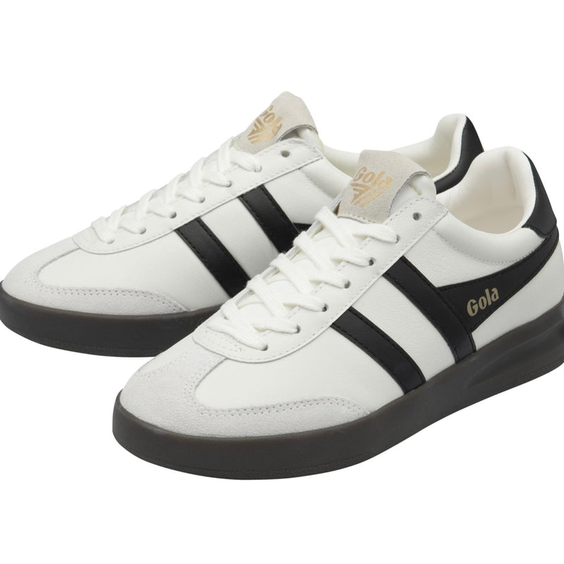 Gola cyclone leather White/ Black/ Dark Gum