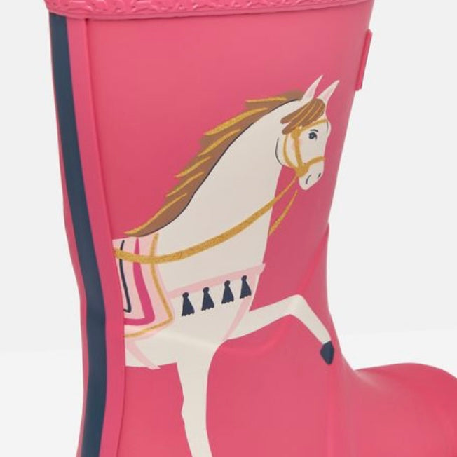 Joules splashwell pink horse