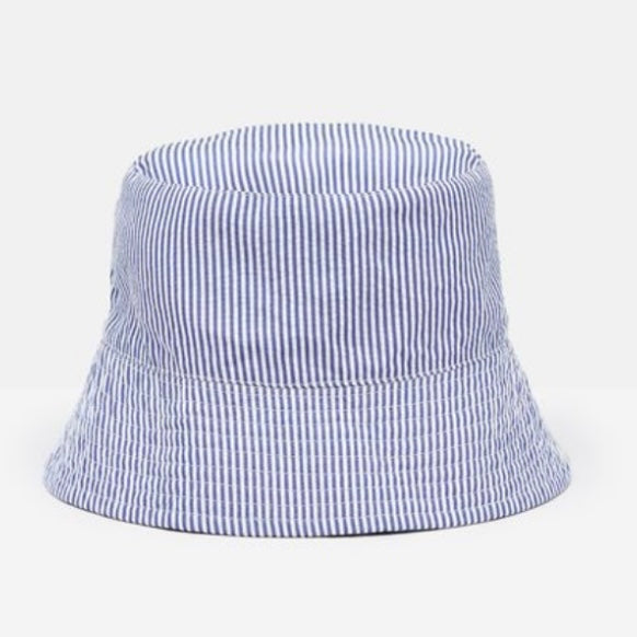 Joules Bayley blue reversible fish bucket hat - SS24