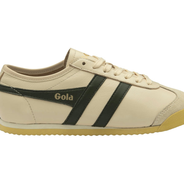 Gola Race leather Ecru/ Dark Khaki