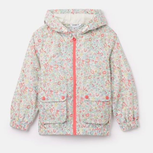 Joules windbreaker multi ditsy waterproof raincoat - SS24