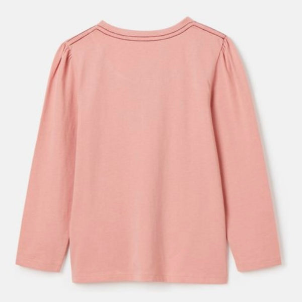 Joules Bessie long sleeved pony top pink - AW24/25