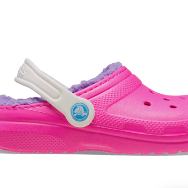 Crocs classic lined pink crush/ multi - Toddler