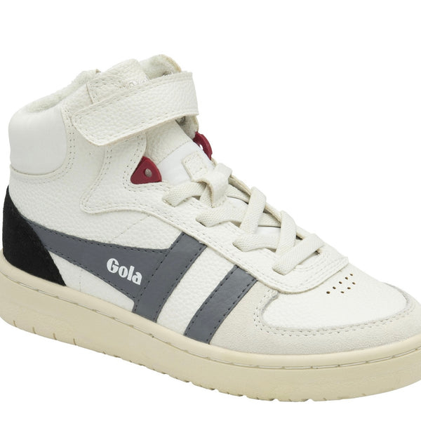 Gola kids Talon White/Ash/Black