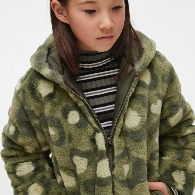 Mayoral 7409 girl fur jacket - AW 23/24