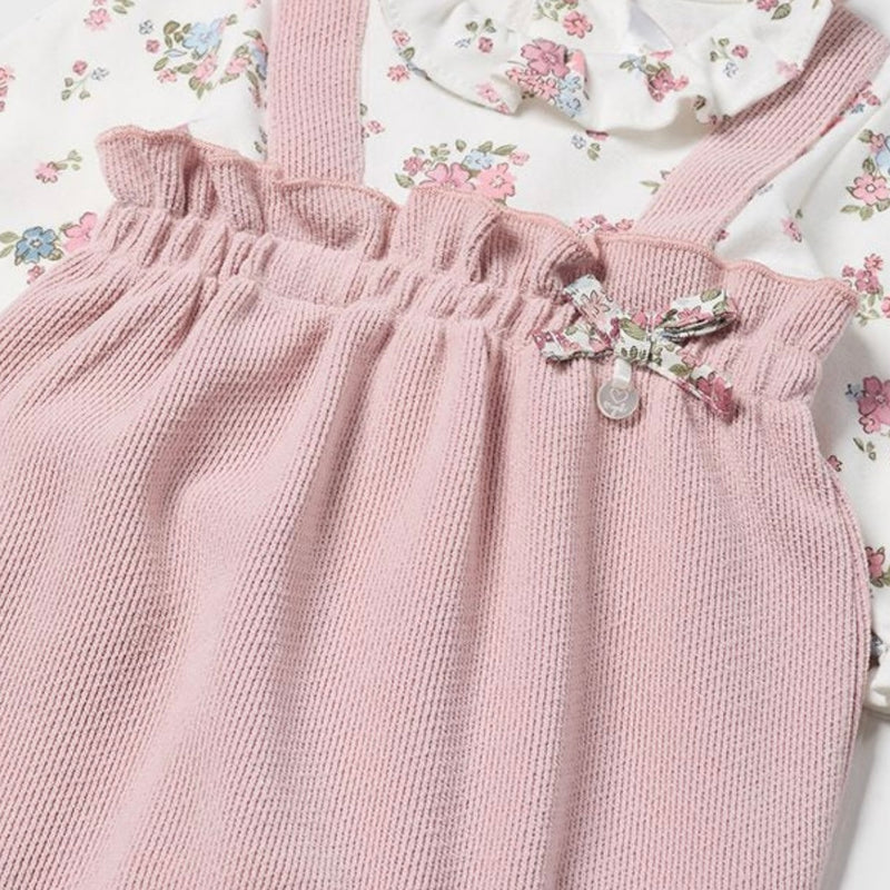 Mayoral 2604 Dungaree Set Pink AW24/25