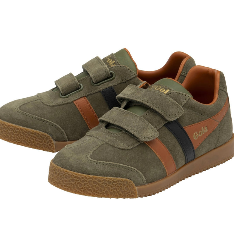 Gola Harrier strap Khaki/ Moody Orange/ Black