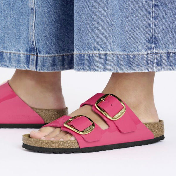 Birkenstock Arizona Big Buckle patent fuschia fusion