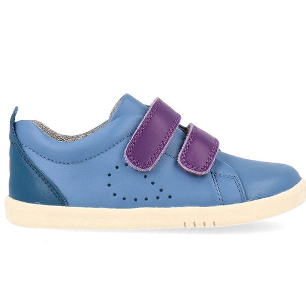 Bobux grass court I walk & kid plus elemental blue purple combo