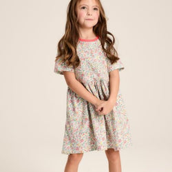 Joules Skye multi print jersey dress - SS24