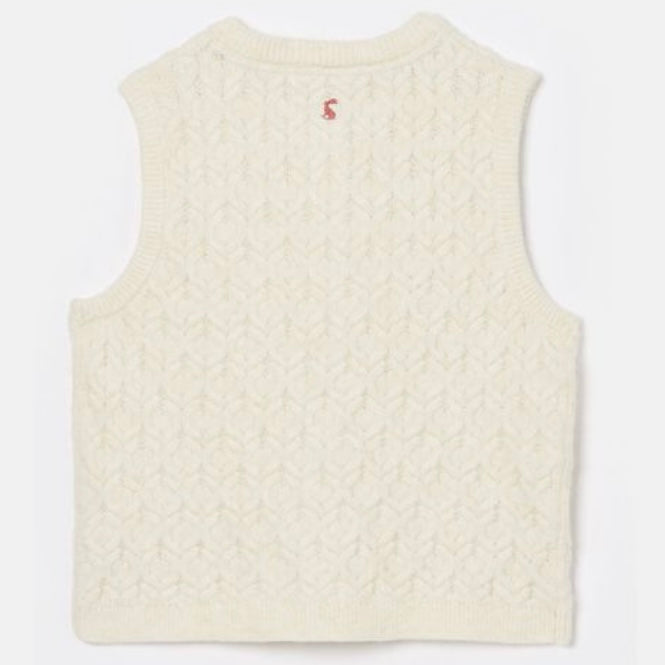 Joules Isabelle knit tank cream - AW24/25