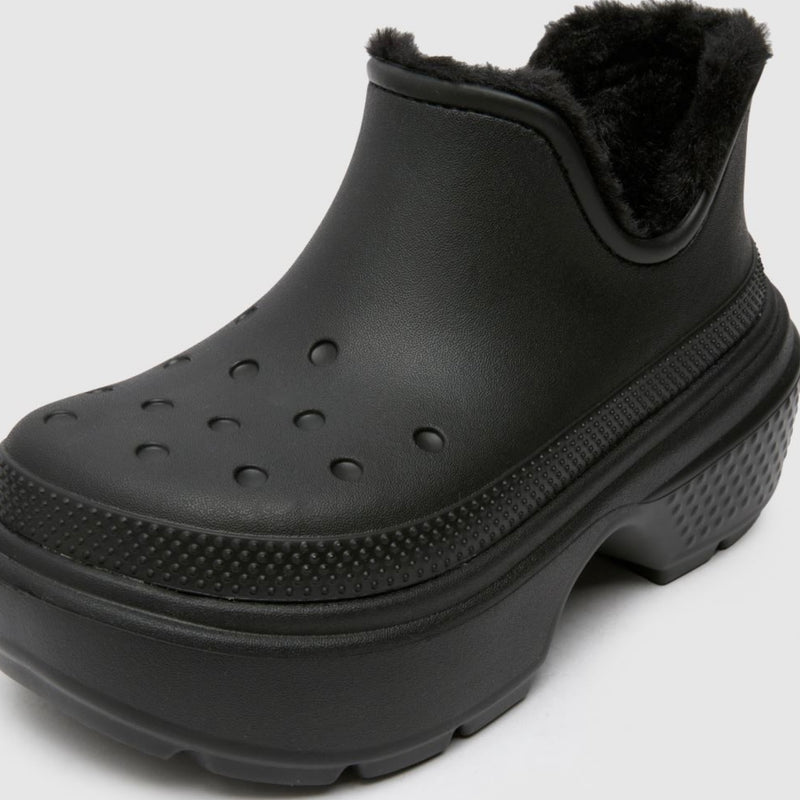 Crocs Stomp Lined Shorty Boot Black - Adults