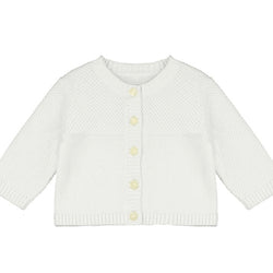 Emile et Rose Cypress white knit baby cardigan - AW24/25