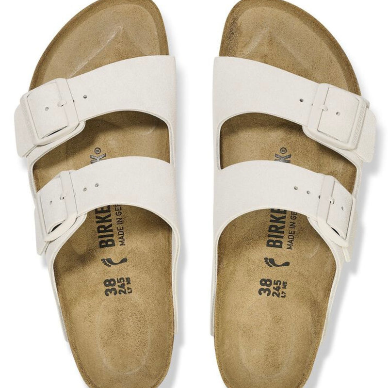 Birkenstock Arizona Antique White suede