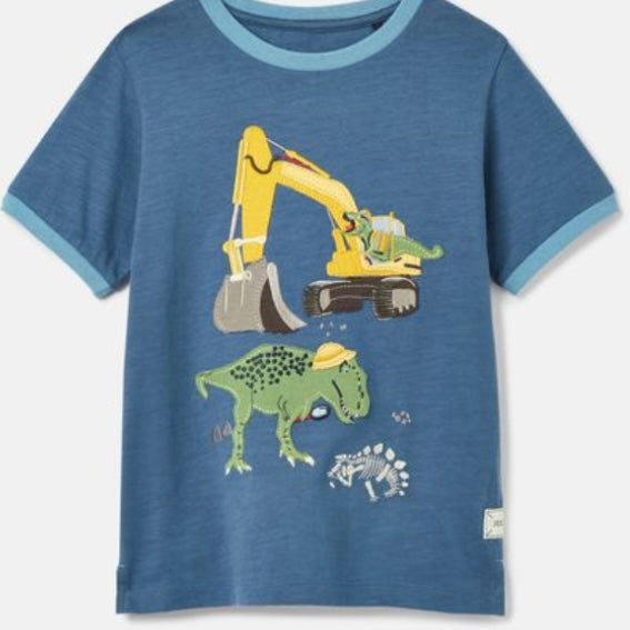 Joules Archie Dino/ Digger Blue SS24