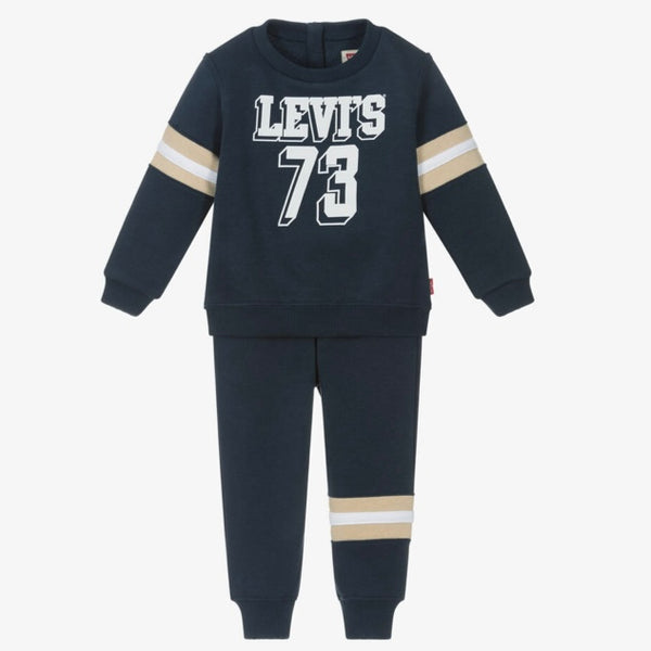 Levi’s navy blue varsity cotton tracksuit - AW24/25