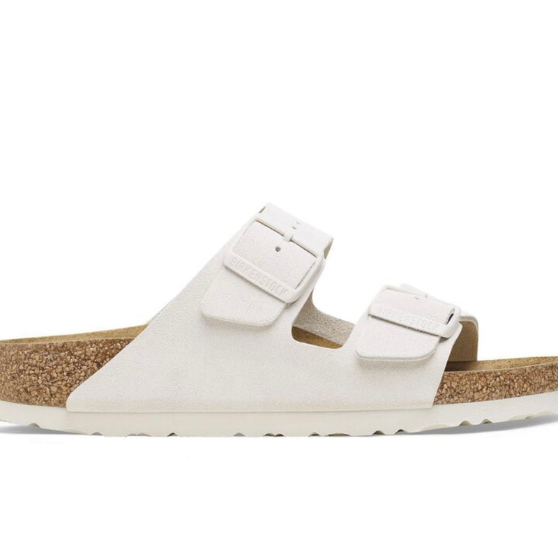 Birkenstock Arizona Antique White suede