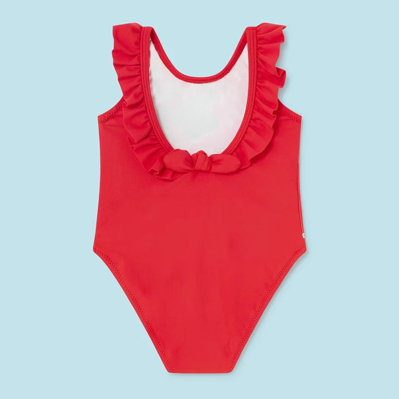 Mayoral 1741 Baby print ruffle swimsuit - SS24