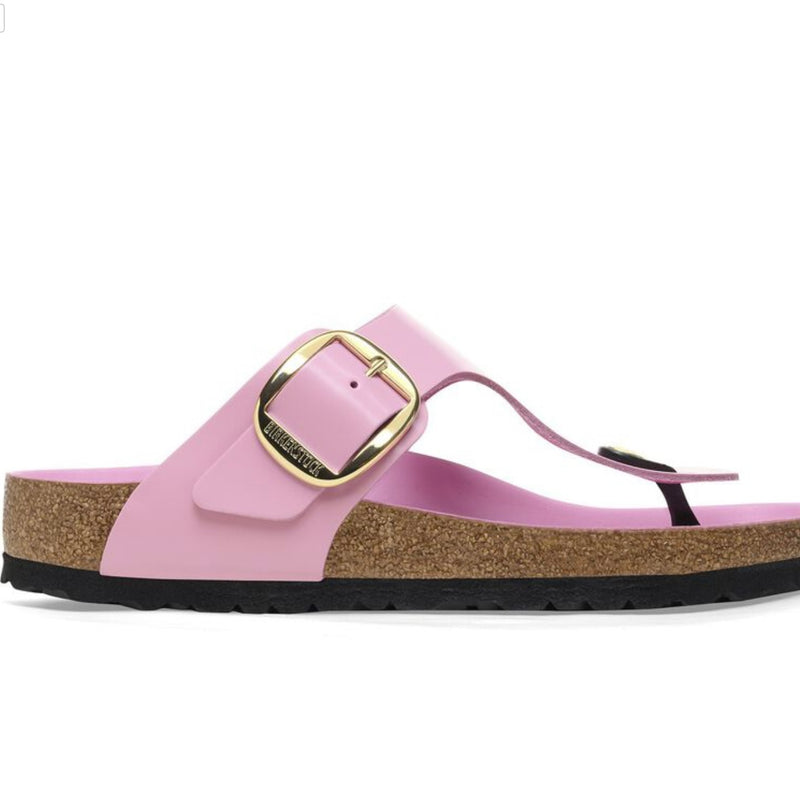 Birkenstock Gizeh Big Buckle high-shine Fondant pink