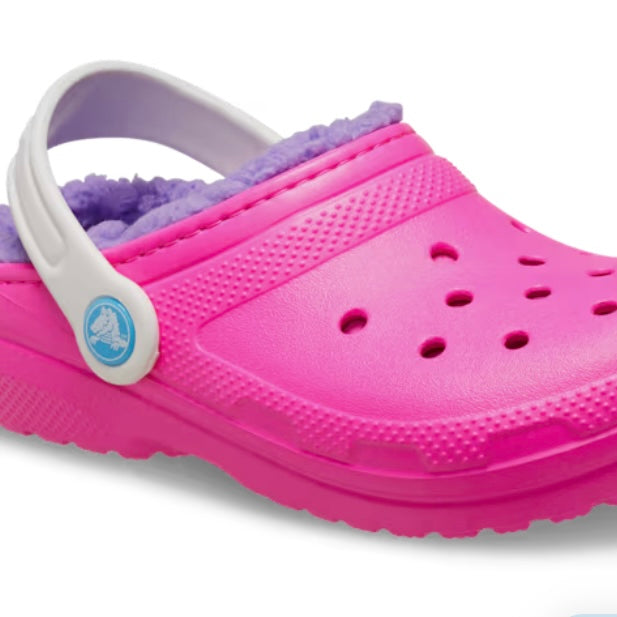 Crocs classic lined pink crush/ multi - Junior