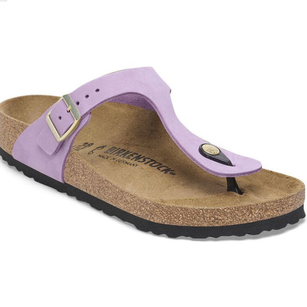 Birkenstock Gizeh nubuck crocus