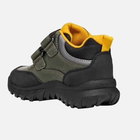 Geox Simbyos ABX waterproof boot Dk Green/ Black