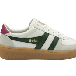 Gola Grandslam Elite White/ Evergreen/ Fuchsia/ Gum