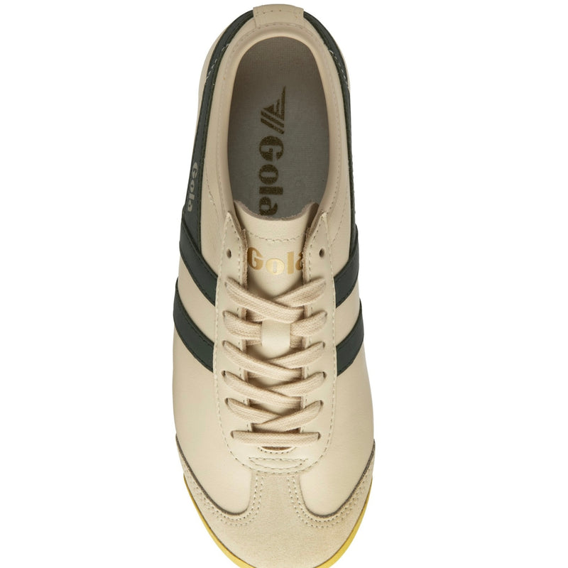 Gola Race leather Ecru/ Dark Khaki