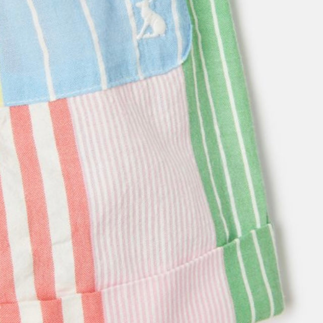 Joules Happiness multi striped shorts - SS24