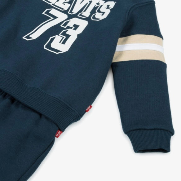 Levi’s navy blue varsity cotton tracksuit - AW24/25