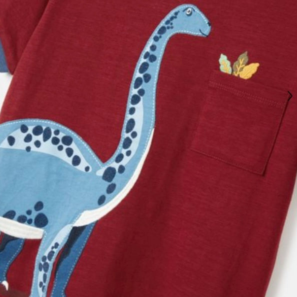 Joules Archie Dino Red SS24