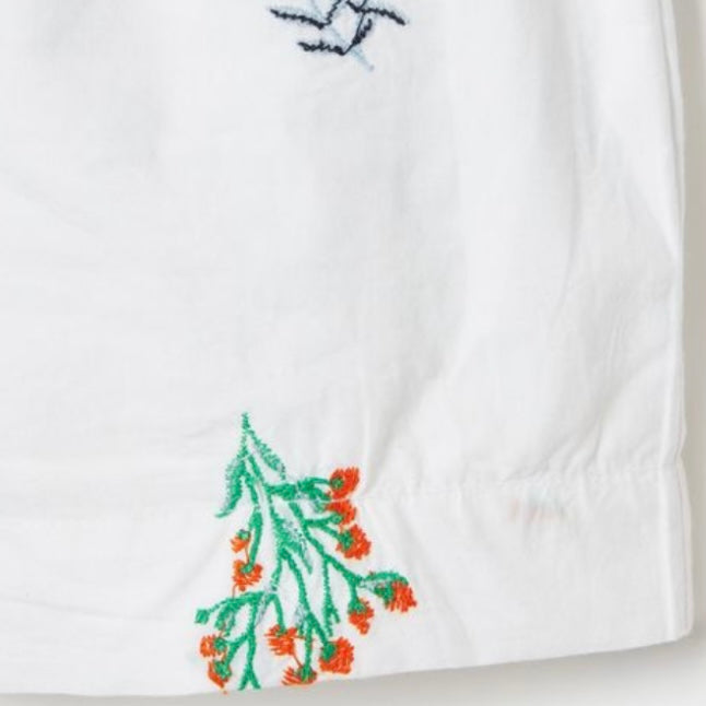 Joules Hopscotch embroidered white shorts - SS24