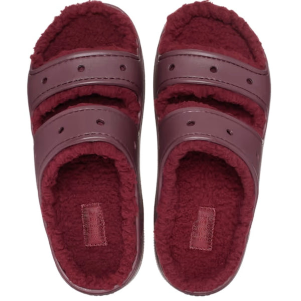 Croc Classic Cozzzy Sandal Lined Dark Cherry Adults