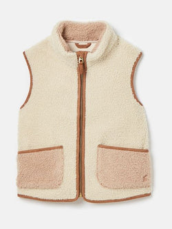 Joules Sadie Cream Gilet AW24/25