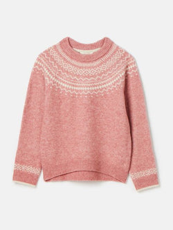 Joules Charlotte Crew Pink AW24/25