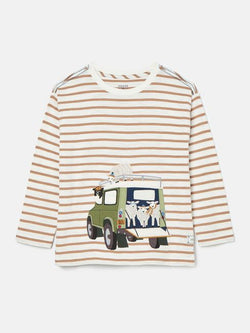 Joules Jack 4x4 cream Stripe AW24/25