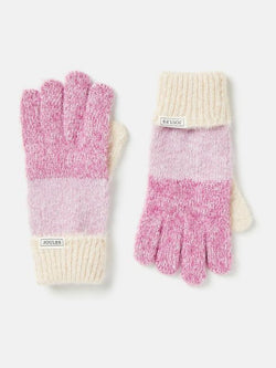 Joules Wanderer Gloves Pink AW24/25