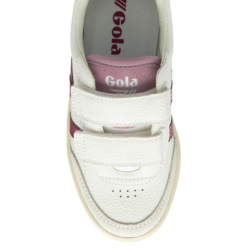 Gola Falcon Strap White/Cerise/Terracotta