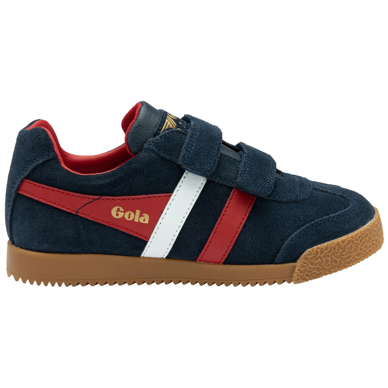 Gola Harrier Strap Navy/Deep Red/White