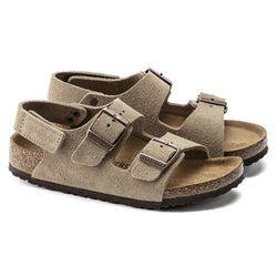 Birkenstock Milano HL Suede Kids Taupe