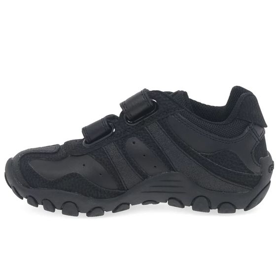 Geox Crush Black Velcro Shoe
