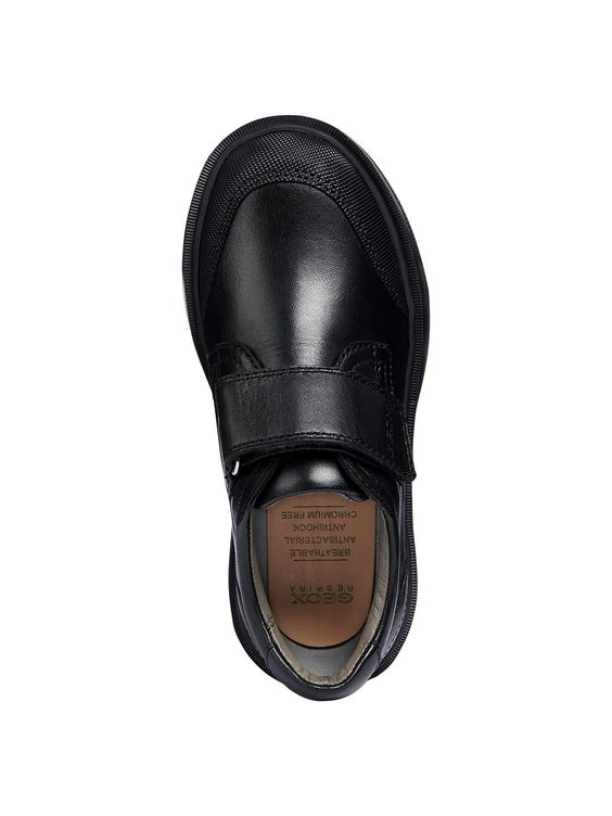 Geox Riddock Black Single Velcro Shoe (Reinforced Toe)