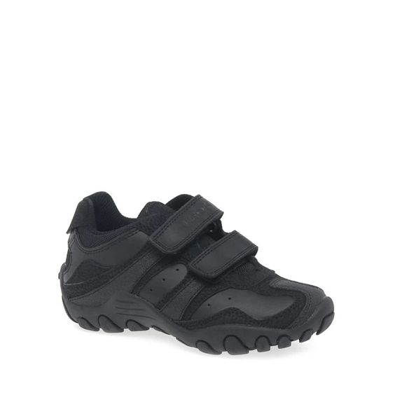 Geox Crush Black Velcro Shoe