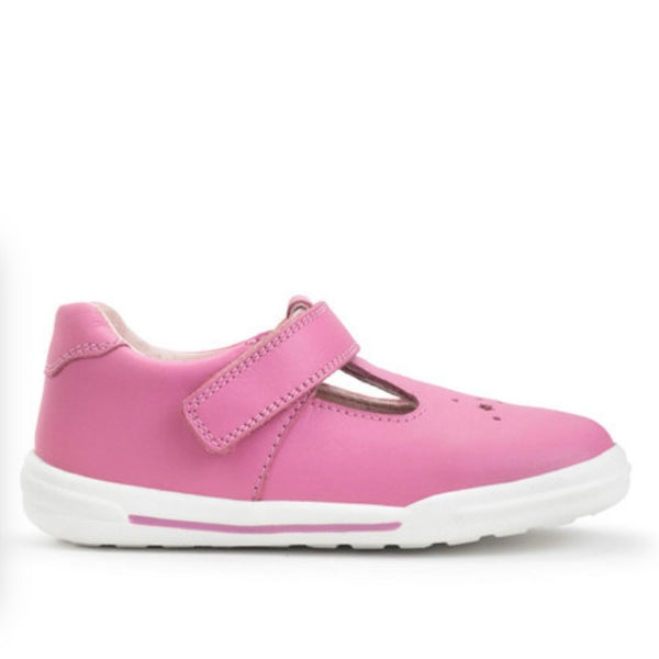 Start rite Playground pink leather t bar shoe