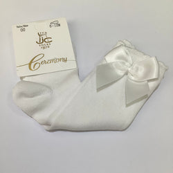 JC Castella Spanish Bow socks White