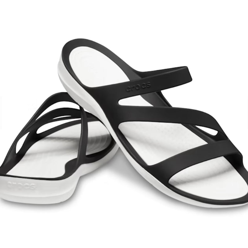 Crocs swiftwater sandal Black/ white ladies